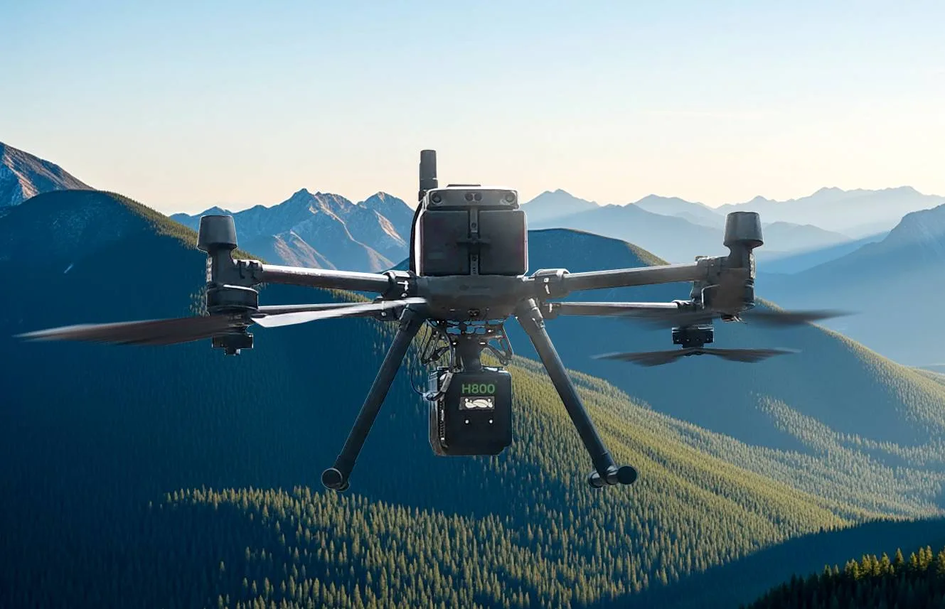 Présentation du LiDAR drone longue portée GreenValley LiAir H800