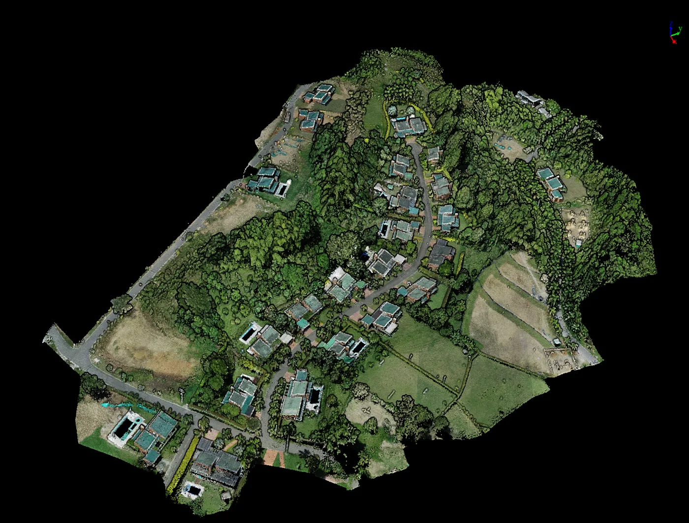 Relevé topographique par LiDAR drone LiAir H800